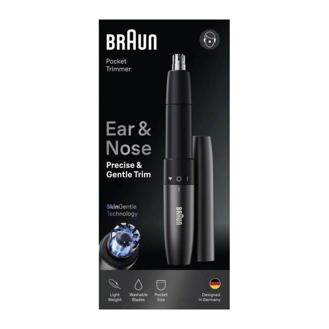 Braun 216098 EN 20 Rasoio di precisione per Orecchio e Naso Alimentazione a batteria colore Nero