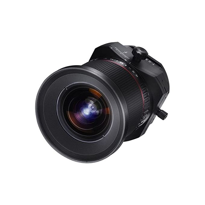 Samyang 7694 Obiettivo Tilt-Shift 24 mm f-3.5 Manuale per Sony E con Controllo Prospettico e Rotazione 90° colore Nero