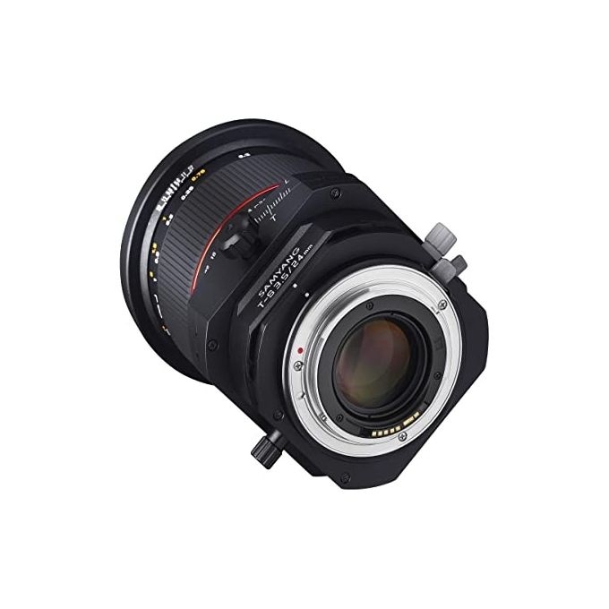 Samyang 7694 Obiettivo Tilt-Shift 24 mm f-3.5 Manuale per Sony E con Controllo Prospettico e Rotazione 90° colore Nero