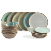 VDE Tivoli 1996 Set Piatti Bistrot Tavola 18 Pz in Gres