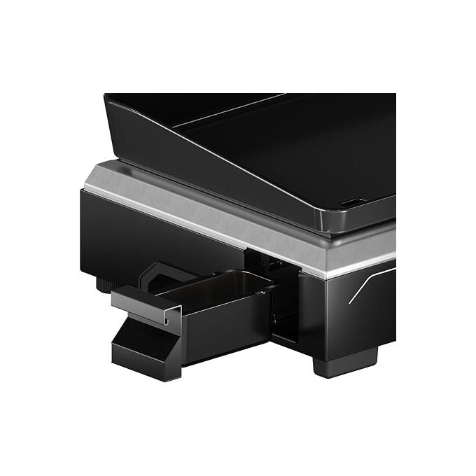 Campingaz 2198523 Plancha Electric 1 XD Barbecue Elettrico Portatile Piastra in Ghisa Smaltata 2100 W con Termostato Regolabile e Vassoio Raccogli Grasso Lavabile in Lavastoviglie colore Nero