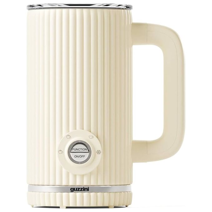 Guzzini 148300 Sous Chef Montalatte Elettrico 4 Programmi Schiuma Calda e Fredda Riscaldamento Latte 500 W Capacita' 300 ml colore Crema