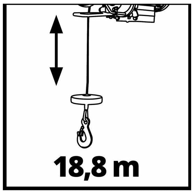 Einhell Paranco Elettrico Tc-Eh 1000-18