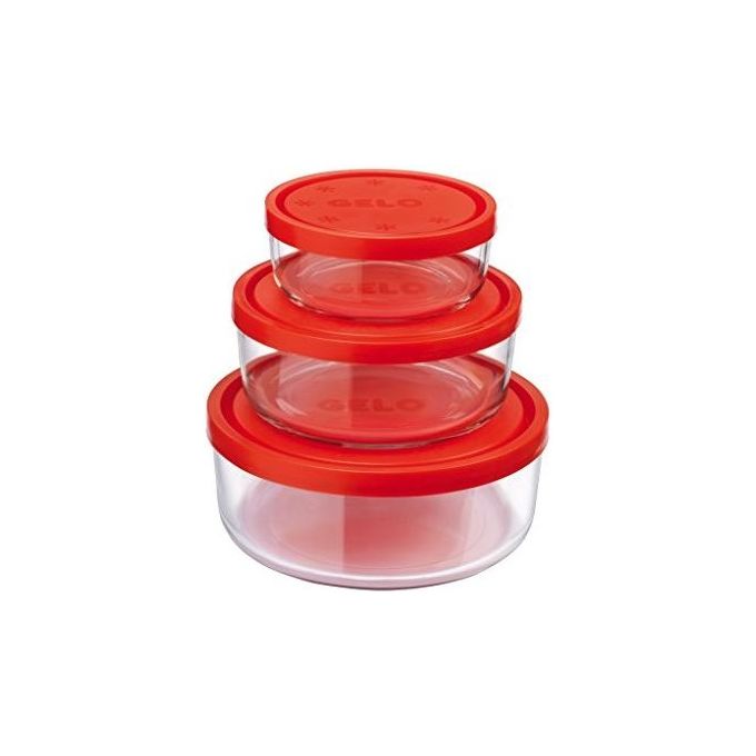 Bormioli Contenitore per Freezer-Gelo Set 3 Pezzi