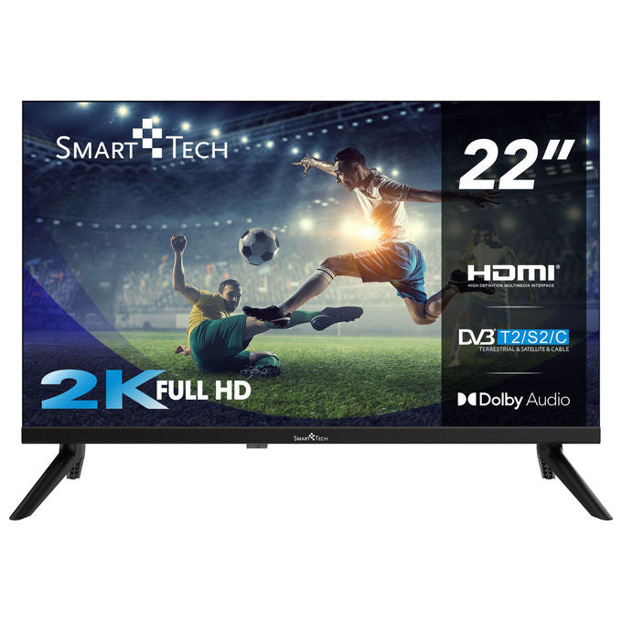 Smart Tech 22FN01V TV LED 22'' Full HD Hotel Mode DVB-T2 DVB-S2 Alimentazione 12-220V 2 HDMI 2 USB LAN
