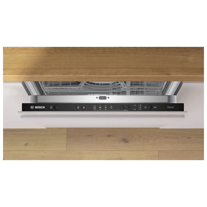 Bosch SMV24AX04E Serie 2 Lavastoviglie Incasso a Scomparsa Totale 12 coperti Classe E 48 dB 4 programmi (81,5x60x55 cm) colore Nero