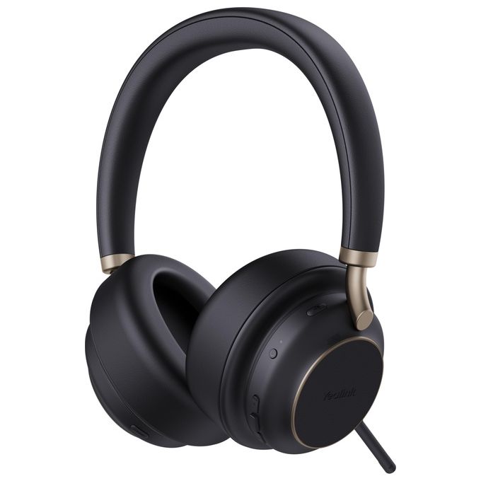 Yealink 1208707 BH76 Plus Teams Auricolare Wireless Bluetooth USB Type-C A Padiglione Musica e Chiamate 45 m 40 h Autonomia colore Nero