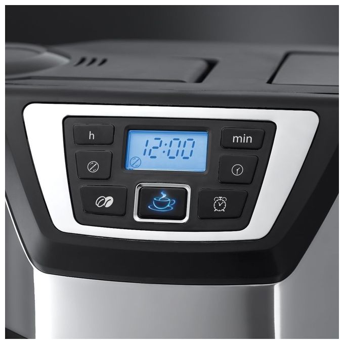 Russell Hobbs 22000-56 Victory Macchina da Caffe' a Filtro con Macinacaffe' 1,5 L 1025 W 12 tazze Programmabile colore Nero