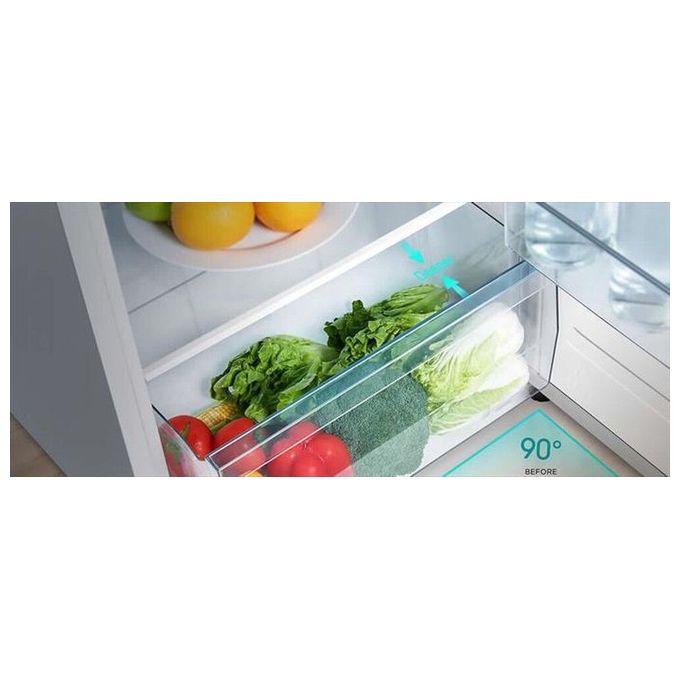 Hisense RT267D4ABE Frigorifero Doppia Porta 206 L 143,6 cm Classe E 40 dB Statico Porta Reversibile colore Nero
