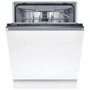 Bosch SMV25EX02E Serie 2 Lavastoviglie da incasso a scomparsa totale 13 coperti Classe E 48 dB AquaStop (81.5x59.8x55 cm) colore Nero