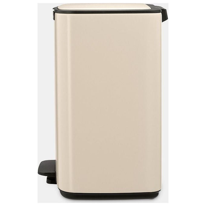 Brabantia 238024 Bo Pedal Bin Pattumiera a Pedale 12 L Acciaio con Chiusura Morbida colore Beige