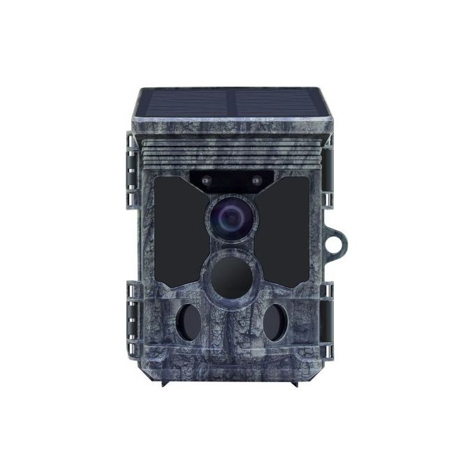Stealth Gear 8718127036223 Fox Solar 4K WiFi Wildcamera Risoluzione 4K Batteria 4400 mAh Connessione WiFi e Bluetooth 5.0 colore Nero