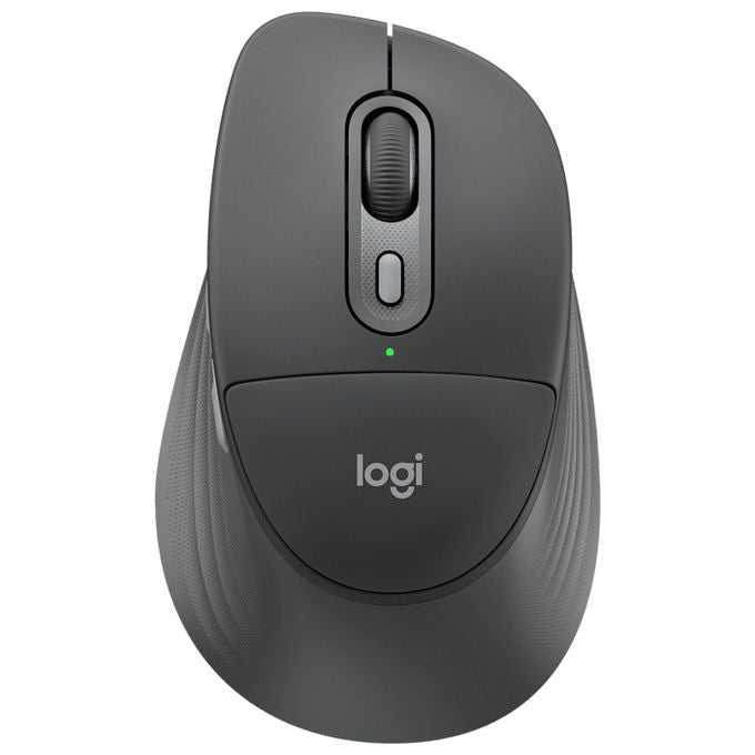 Logitech 910-007715 Signature Comfort Plus M850 L Mouse Wireless Ottico 4000 DPI Bluetooth Cuscinetto Palmare Clic Silenziosi colore Grafite