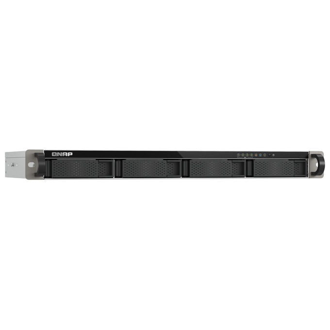 Qnap TS-432XEU-4G TS-432XeU NAS Rack 1U 4 GB DDR4 0 TB QNAP QTS colore Nero Grigio