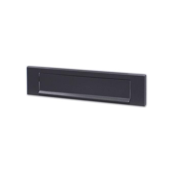 Alubox CFRGH Copriferitoia Bucalettere per Esterno dimensioni 7,5x30,5 cm feritoia 3,2x26,3 cm colore Ghisa