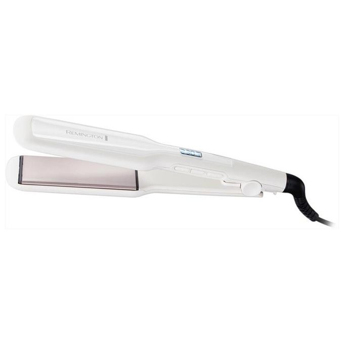 Remington S5527 Pro Ceramic Extra Piastra per Capelli Larga 45x110 mm 9 Temperature 150°C 230°C Riscaldamento 15s Autospegnimento colore Bianco