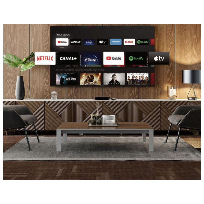 Thomson 245 Streaming Box 4K UHD Google TV Dolby Atmos 2GB RAM 32GB Wi-Fi Bluetooth 5.0 HDMI 2.1 colore Nero