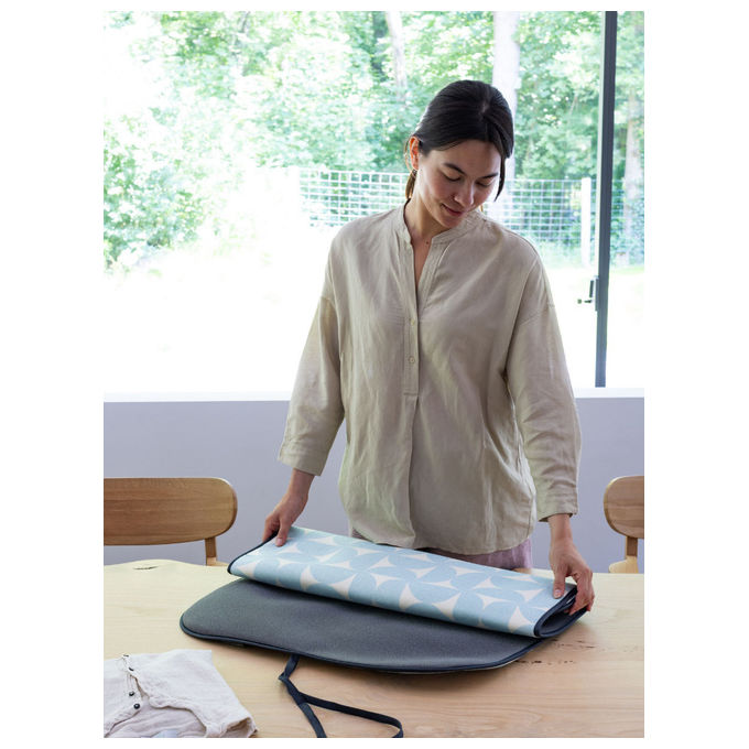 Brabantia 249464 Coperta da stiro 6 strati resistente al calore con base antiscivolo Fresh Breeze colore Fresh Breeze