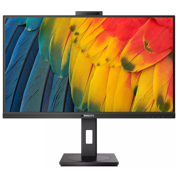 Philips 24B1U5301H-00 Serie 5000 Monitor PC 23.8'' IPS Full HD 1920x1080 USB-C 90W Webcam 5MP Hub USB 3.2 HDMI DisplayPort colore Nero