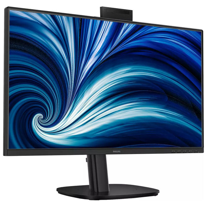 Philips 24B2U3301H Monitor 23,8'' IPS Full HD 120Hz 4ms Webcam 5MP USB-C Hub USB SmartErgoBase colore Nero