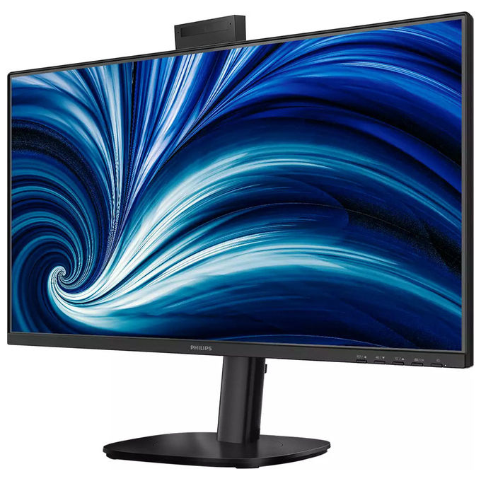 Philips 24B2U3301H Monitor 23,8'' IPS Full HD 120Hz 4ms Webcam 5MP USB-C Hub USB SmartErgoBase colore Nero