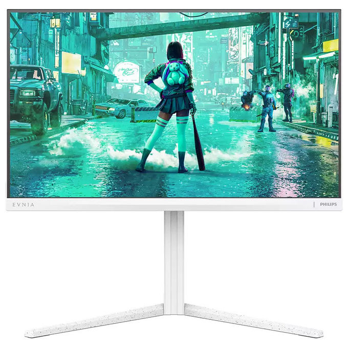 Philips 24M2N3201P Evnia 3000 Monitor Gaming 23,8'' Fast IPS FHD 260Hz 1ms HDR10 Adaptive Sync G-Sync Compatible colore Bianco