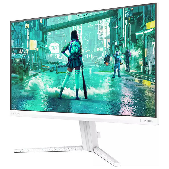 Philips 24M2N3201PL Evnia 3000 Monitor Gaming 23,8'' Fast IPS Full HD 1920x1080 260Hz 1ms Adaptive Sync G-Sync Compatible HDR10 colore Bianco