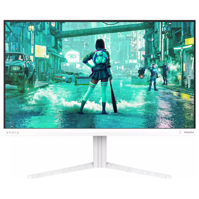Philips 24M2N3201PL Evnia 3000 Monitor Gaming 23,8'' Fast IPS Full HD 1920x1080 260Hz 1ms Adaptive Sync G-Sync Compatible HDR10 colore Bianco