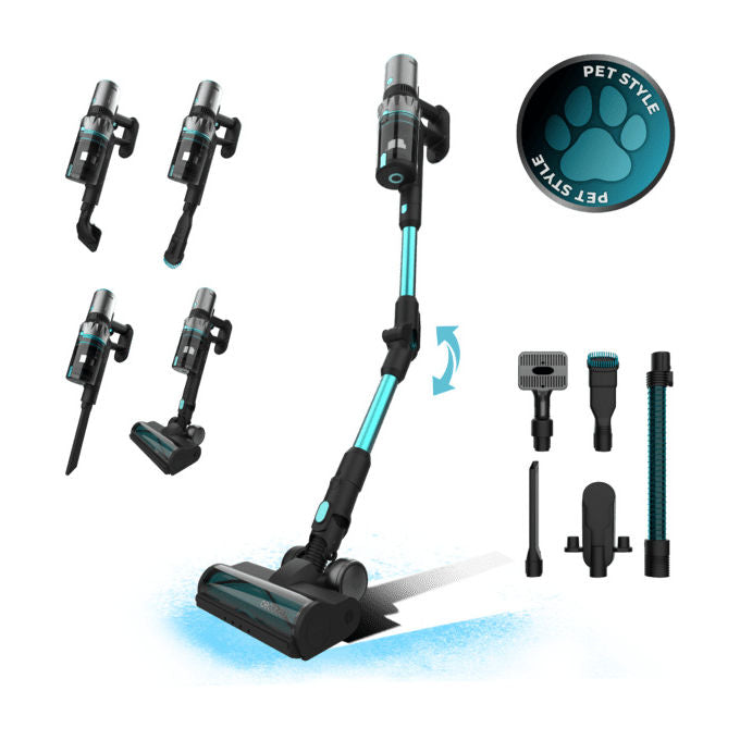 Cecotec A01EU01107956 Conga Rockstar 2500 Thunder Pet Flex Aspirapolvere Verticale senza Sacchetto BLDC 0,5 L 400 W 65 min colore Antracite