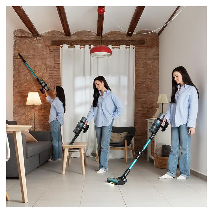 Cecotec A01EU01107956 Conga Rockstar 2500 Thunder Pet Flex Aspirapolvere Verticale senza Sacchetto BLDC 0,5 L 400 W 65 min colore Antracite