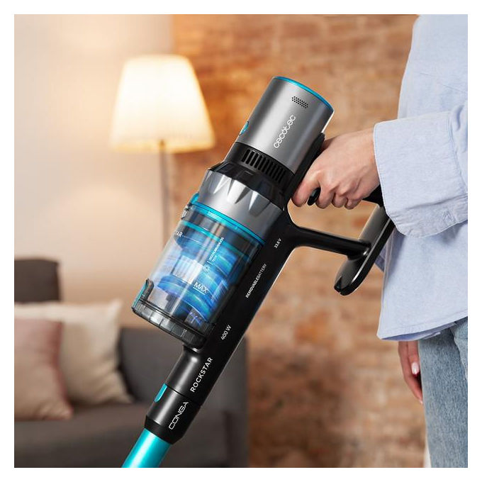 Cecotec A01EU01107956 Conga Rockstar 2500 Thunder Pet Flex Aspirapolvere Verticale senza Sacchetto BLDC 0,5 L 400 W 65 min colore Antracite