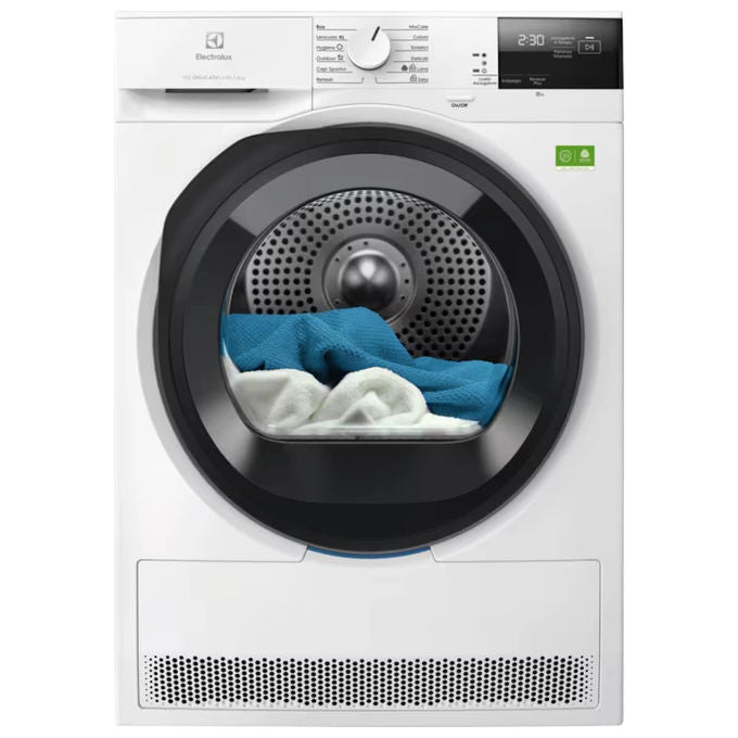Electrolux EW7H28B 700 DelicateCare Asciugatrice Pompa di Calore 8 Kg Classe B Inverter 63 dB (85x59,6x63,6 cm) colore Bianco
