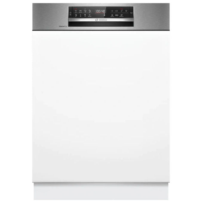 Bosch SMI6ECS12E Serie 6 Lavastoviglie da incasso 14 coperti Classe A 42 dB EcoSilence Drive Wi-Fi Home Connect 8 programmi (81.5x59.8x57.3 cm) colore Acciaio