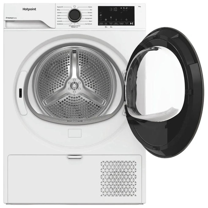 Hotpoint HPT 113D BS IT Asciugatrice Pompa di Calore 11 Kg Classe D PetHairCare EasyIron 64 dB (84,6x59,8x67,2 cm) colore Bianco