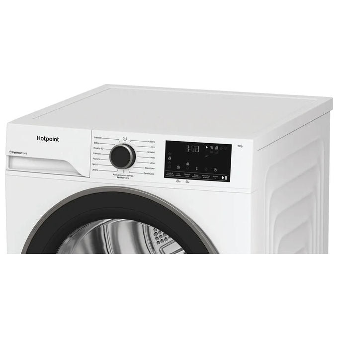 Hotpoint HPT 113D BS IT Asciugatrice Pompa di Calore 11 Kg Classe D PetHairCare EasyIron 64 dB (84,6x59,8x67,2 cm) colore Bianco