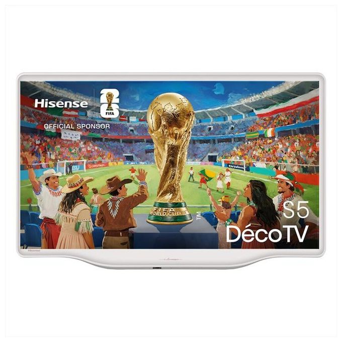 Hisense TV QLED Full HD 32S5Q Smart TV Wi-Fi Argento-Bianco