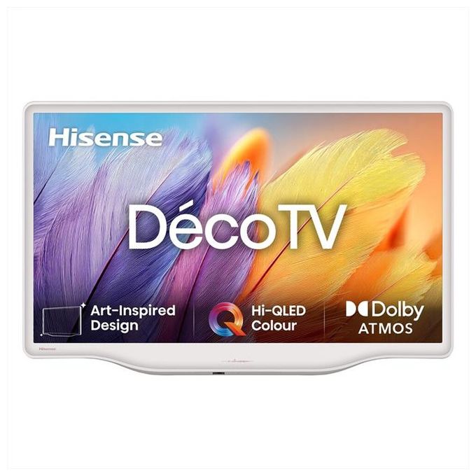 Hisense TV QLED Full HD 32S5Q Smart TV Wi-Fi Argento-Bianco