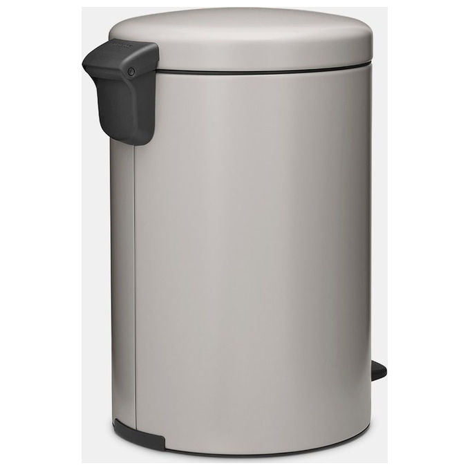 Brabantia 254406 NewIcon Cestino con Pedale Capacita' 20 L Materiale Acciaio Colore Grigio Soft