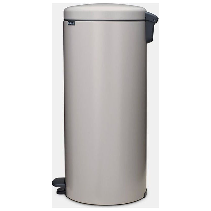 Brabantia 254949 NewIcon Contenitore dell'acqua 30 L con coperchio a pedale e chiusura ammortizzata colore Grigio