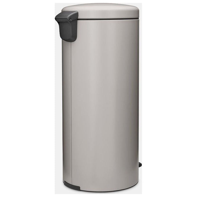 Brabantia 254949 NewIcon Contenitore dell'acqua 30 L con coperchio a pedale e chiusura ammortizzata colore Grigio