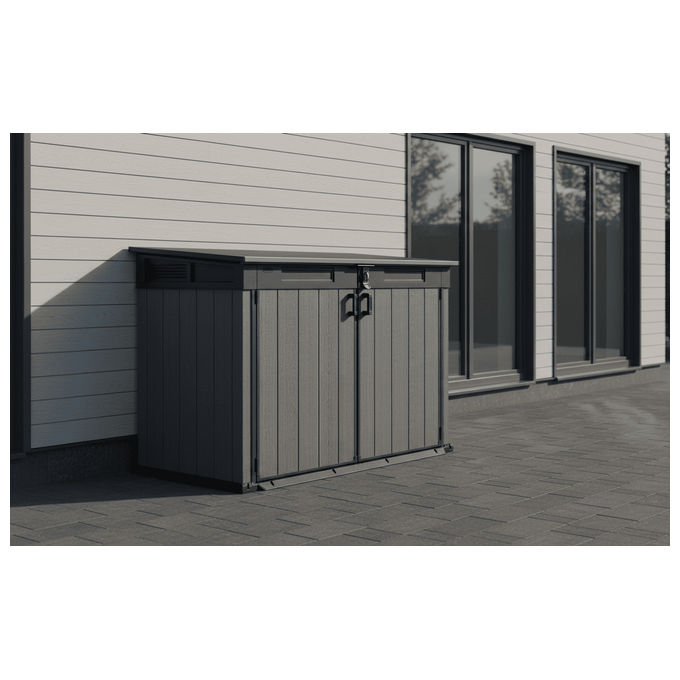 Keter Box Porta Attrezzi Cortina Mega Evotech Grigio