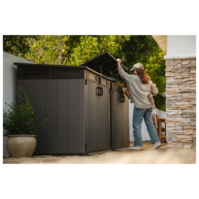 Keter Box Porta Attrezzi Cortina Mega Evotech Grigio
