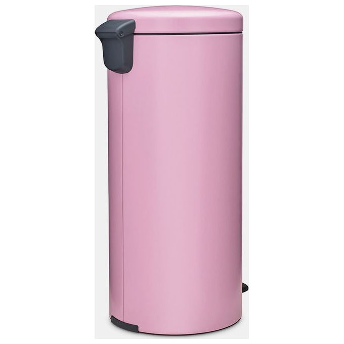 Brabantia 255304 NewIcon Pattumiera a pedale 30 litri Acciaio inossidabile Chiusura ammortizzata Secchio interno rimovibile colore Rosa