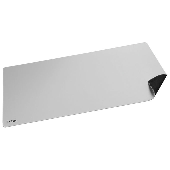 Trust 25613 GXT 759W Tappetino per mouse per gioco da computer XXL con bordi cuciti e base antiscivolo colore Bianco