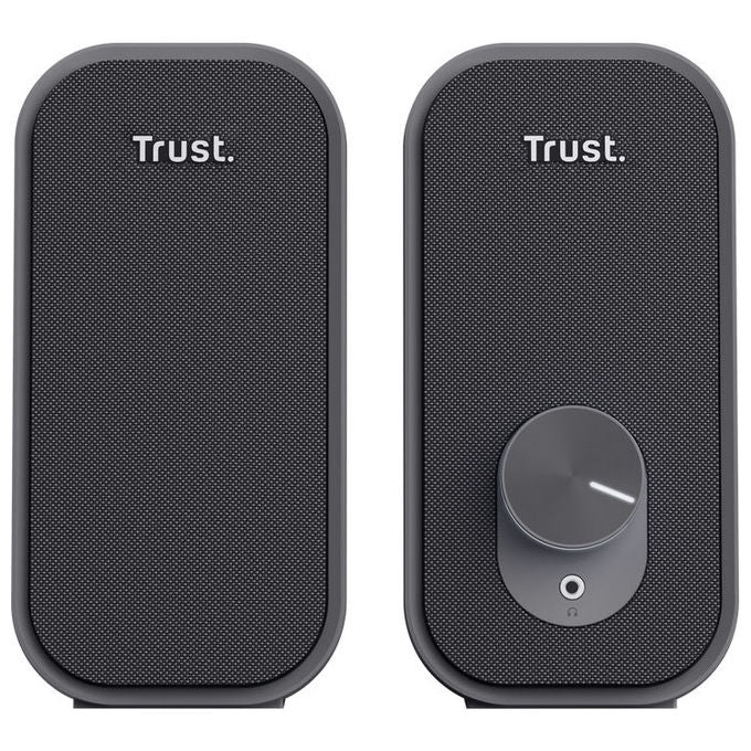 Trust, Altoparlante 2.0, 6W, Nero, Cablato