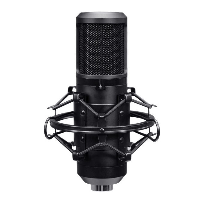 GXTrust 25770 Emita II Microfono USB con Braccio Regolabile Filtro Pop Shock Mount 16 mm 192 kHz-24 bit colore Nero