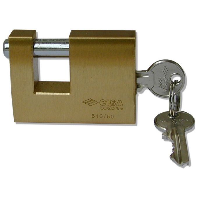 Cisa 21610-63 Lucchetto logo Serratura ottone