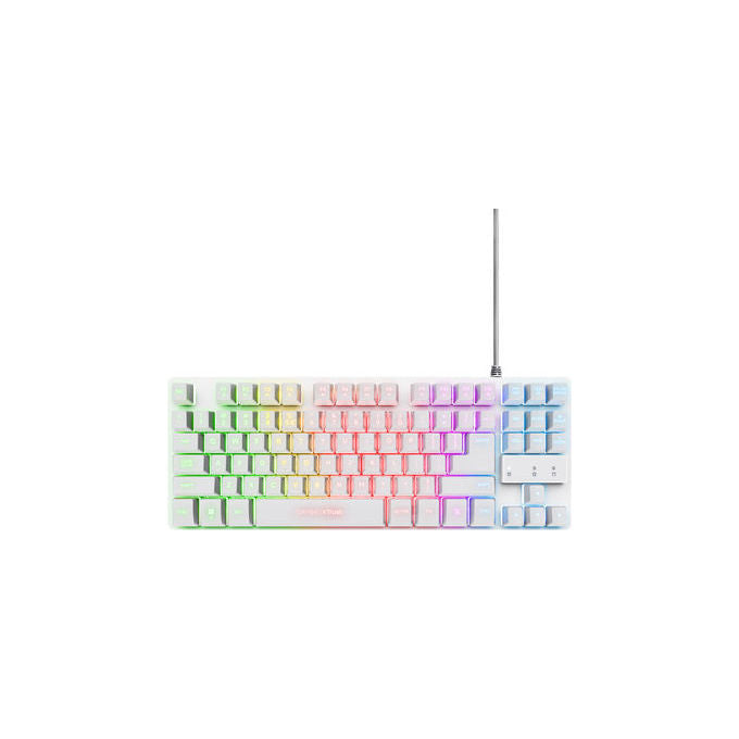 Trust Set Gaming GXT798W Tastiera e Mouse Bianco Layout Italiano