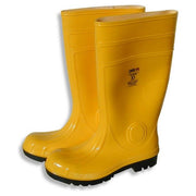 Issa Line 06425 Stivali Antinfortunistici PVC S5 SRC Puntale Acciaio Suola Carroarmato Taglia 43 colore Giallo