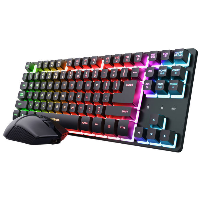 Trust Set Tastiera e Mouse Wireless GXT832 Thado
